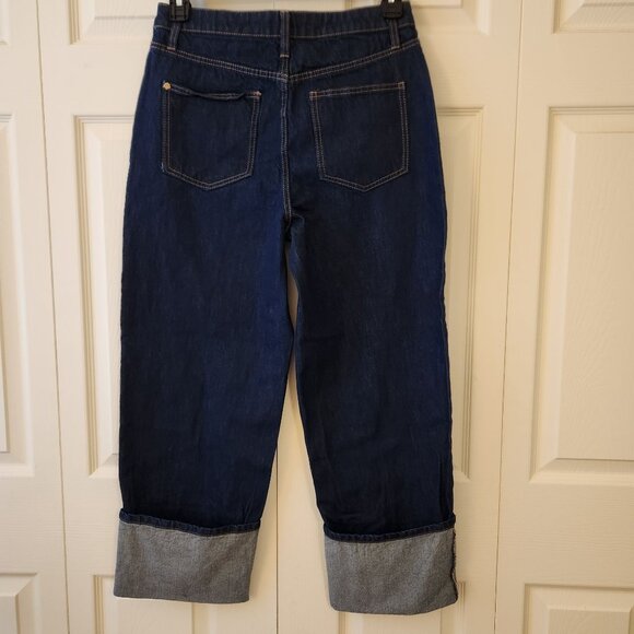 NWT Kate Spade X Target High Rise Straight Leg Cuffed Jeans Size 6 - Picture 9 of 11